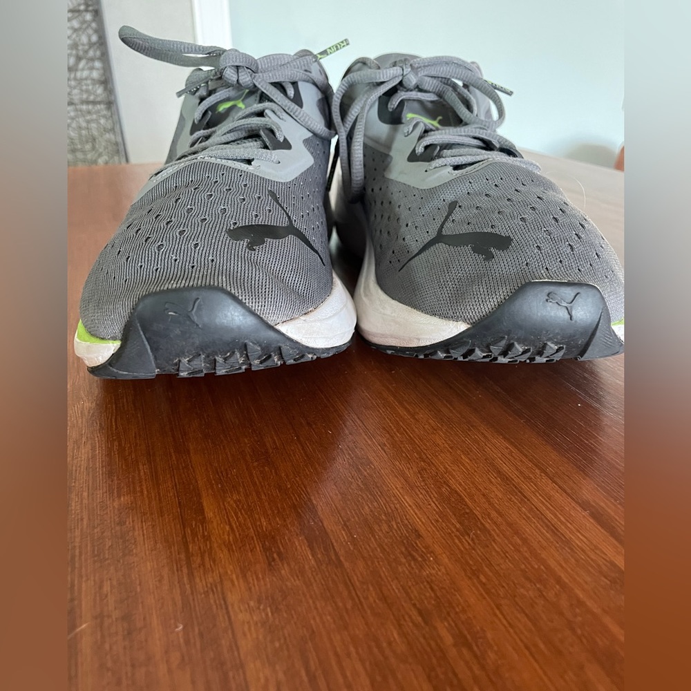 Puma Aviator ProFoam Men’s Running Shoes 9.5 Gray Green White - Picture 6 of 9